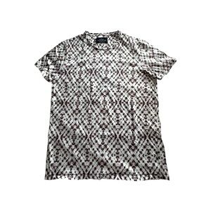 Renuar Be Yourself Mens 100% Cotton Tie Dye Style Short Sleeve Shirt Size L